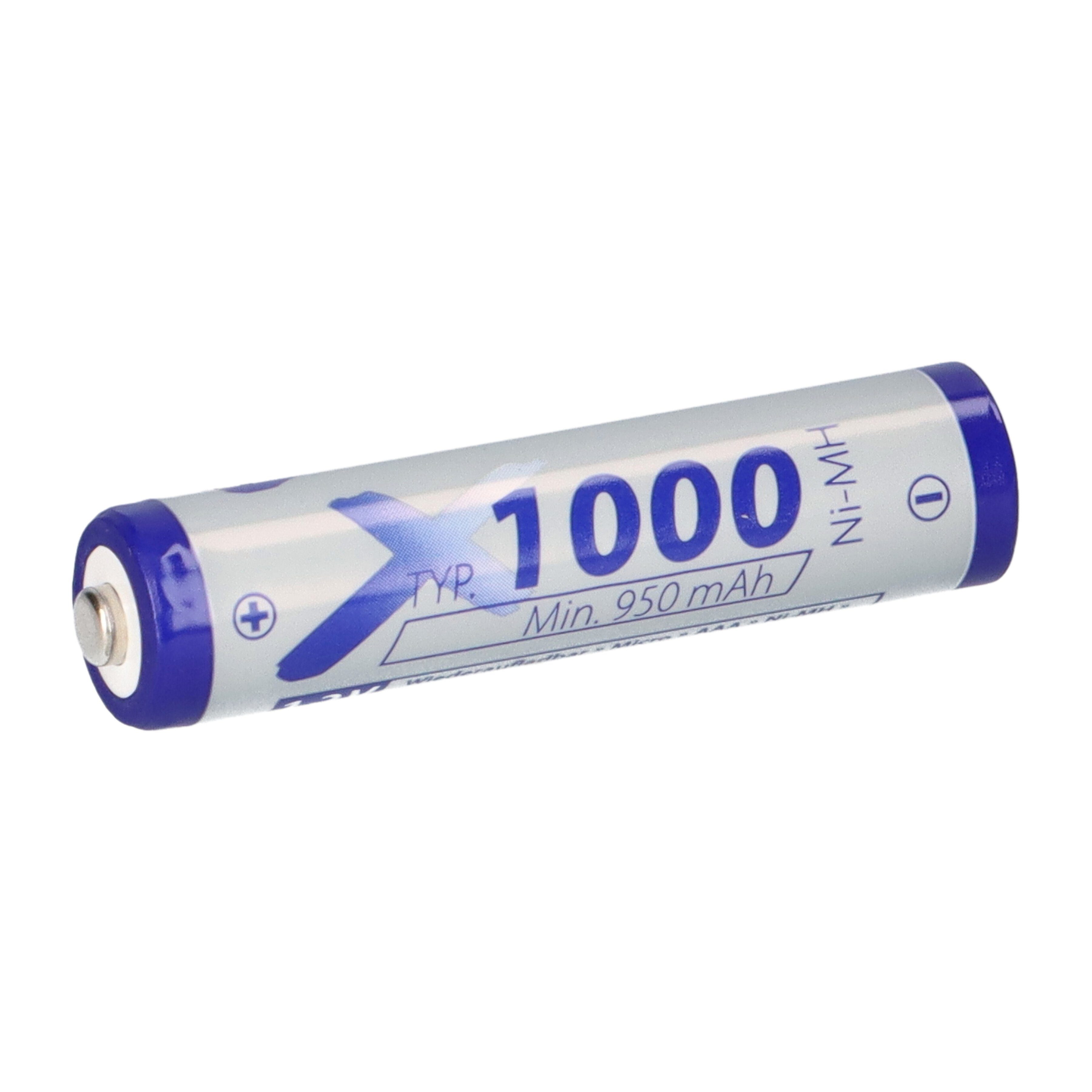 Ladegerät + 1000 BC-X500 Rechargeable mAh AAA 4x XCell Akku XCell