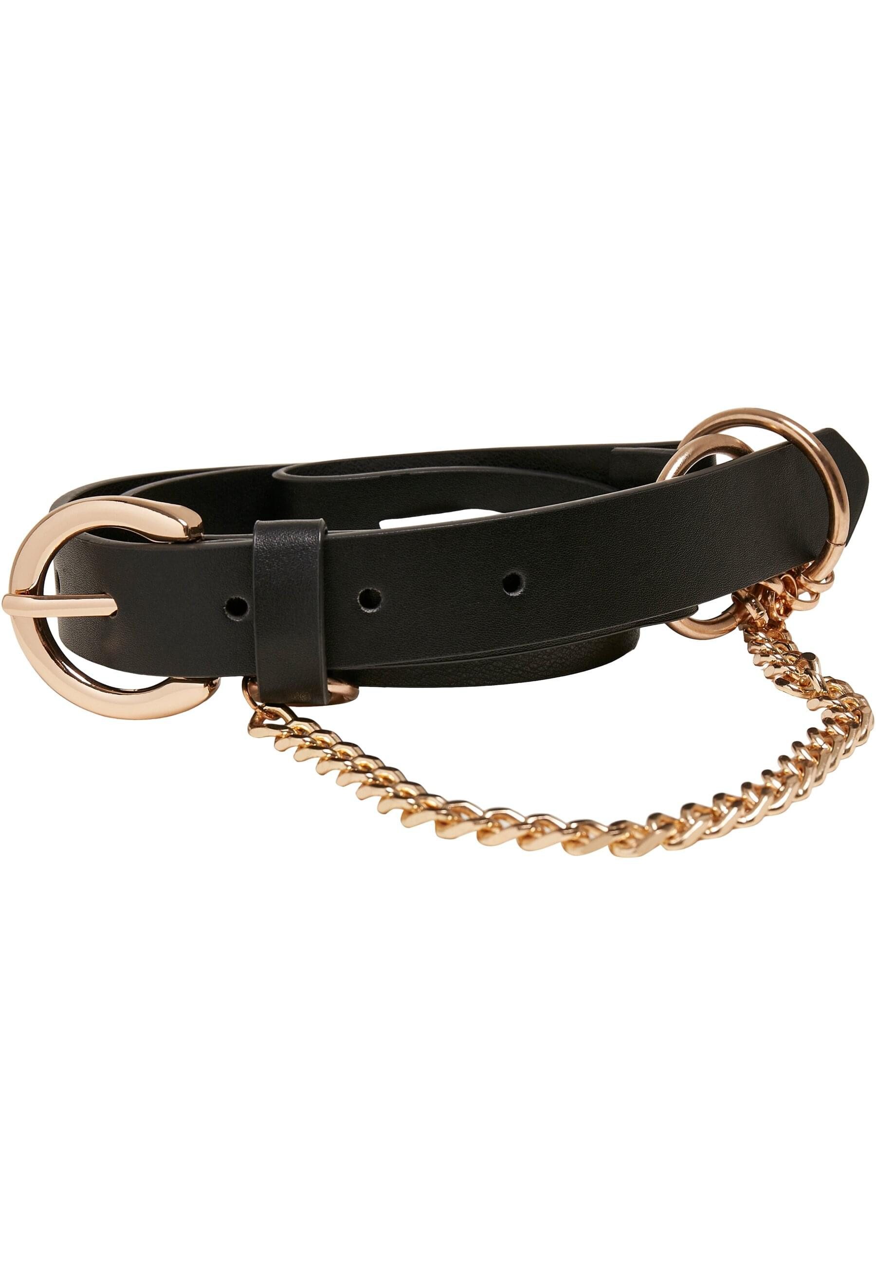 URBAN CLASSICS Hüftgürtel Urban Classics Unisex Synthetic Leather Belt With Chain