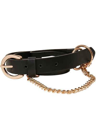 URBAN CLASSICS Ремені на бедра Urban Classics Unisex Synthetic Leather Belt With Chain