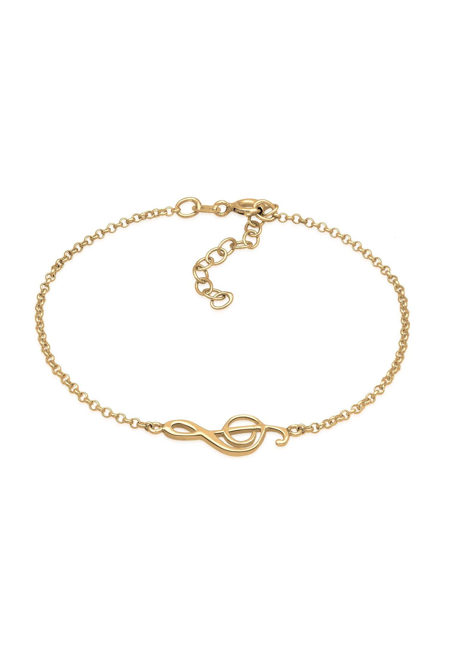 Elli Armband Armkettchen Notenschlüssel Musik Note günstig online kaufen