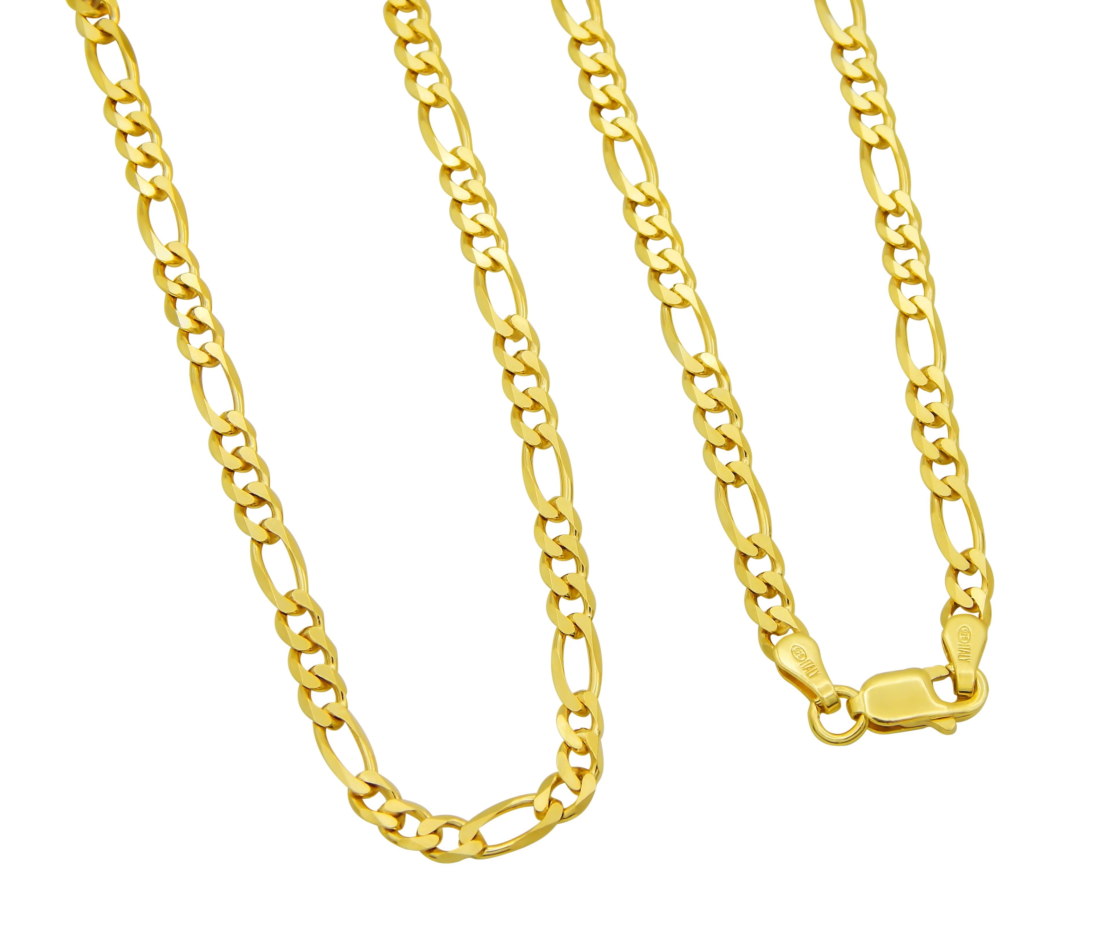 Kauf-mich-weg by Bella T Silberkette Figarokette 925 Sterling Silber vergol günstig online kaufen