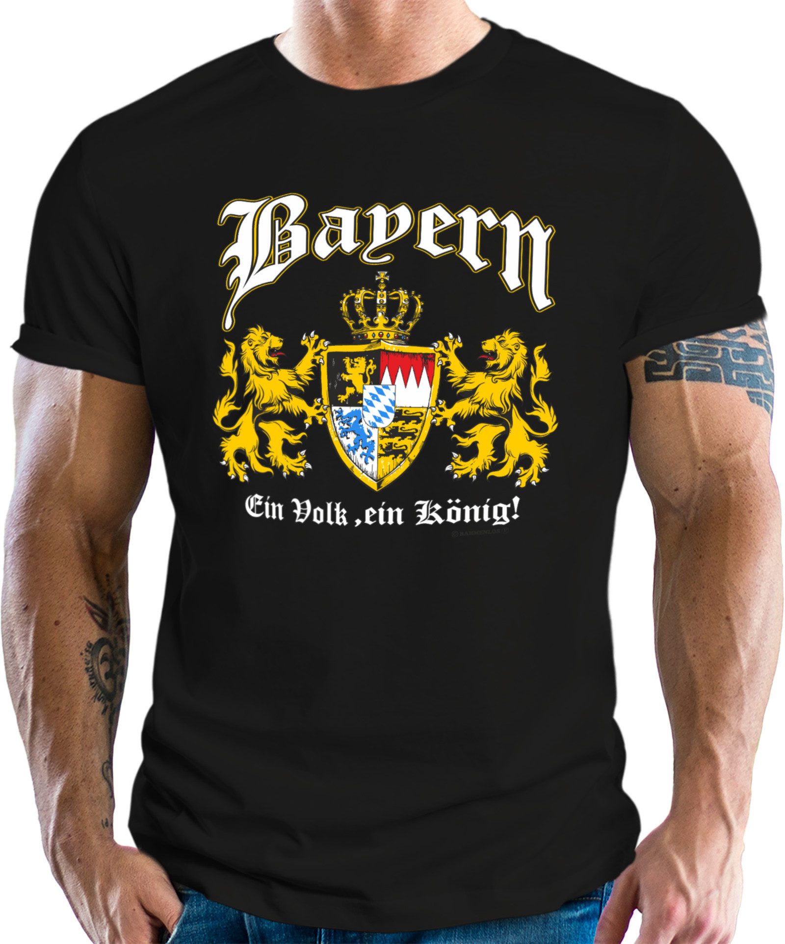 RAHMENLOS® T-Shirt für echte Bayern Fans: günstig online kaufen