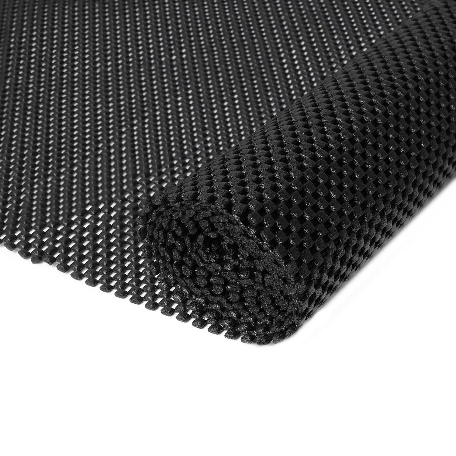 LuxusKollektion Antirutschmatte Antirutschmatte Teppich rutschfest Auto Schwarz 61 x 122 cm Rechteckig