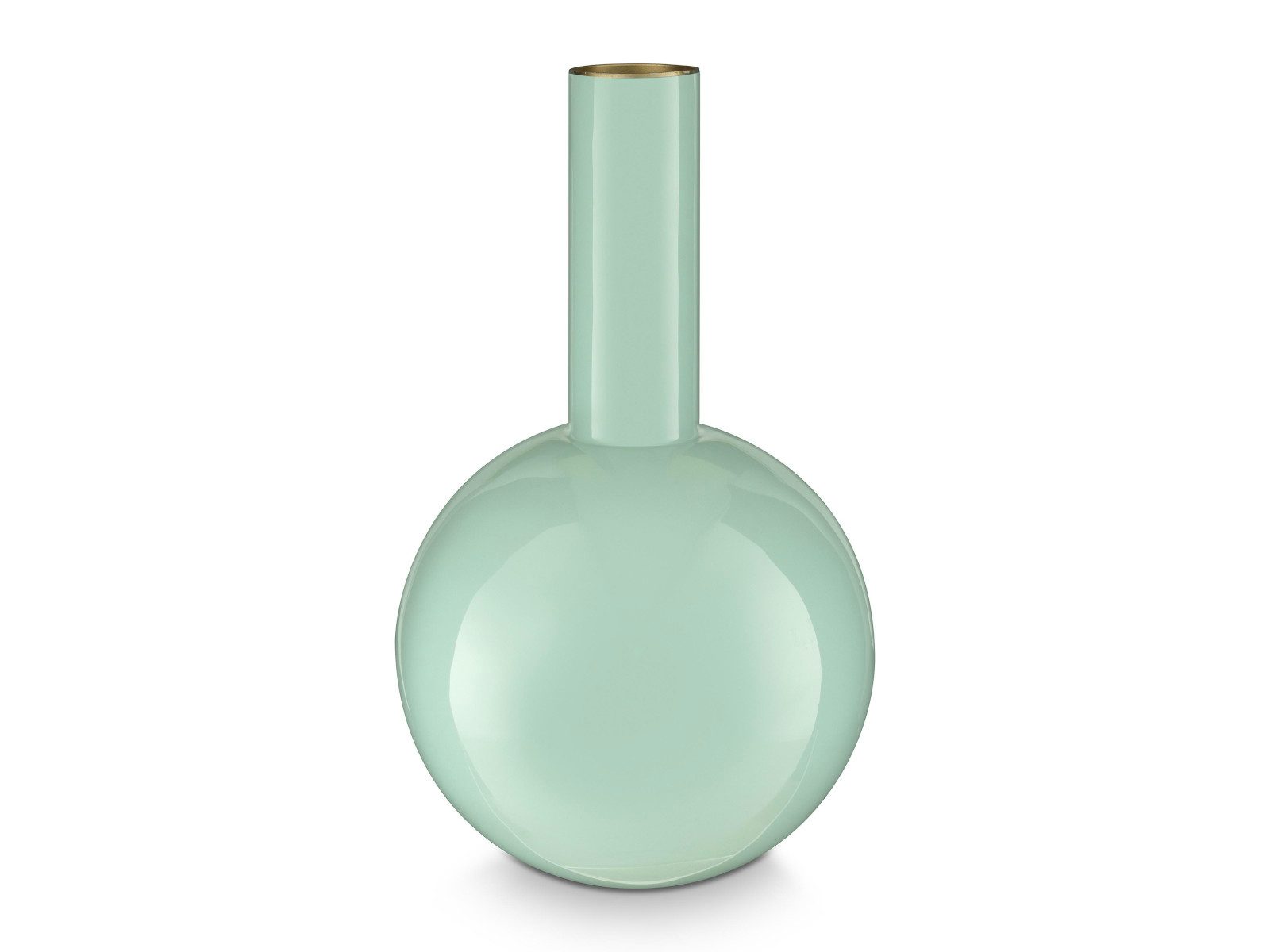 PiP Studio Dekovase Vase Metal Medium Blue 19x33cm (Vasen)