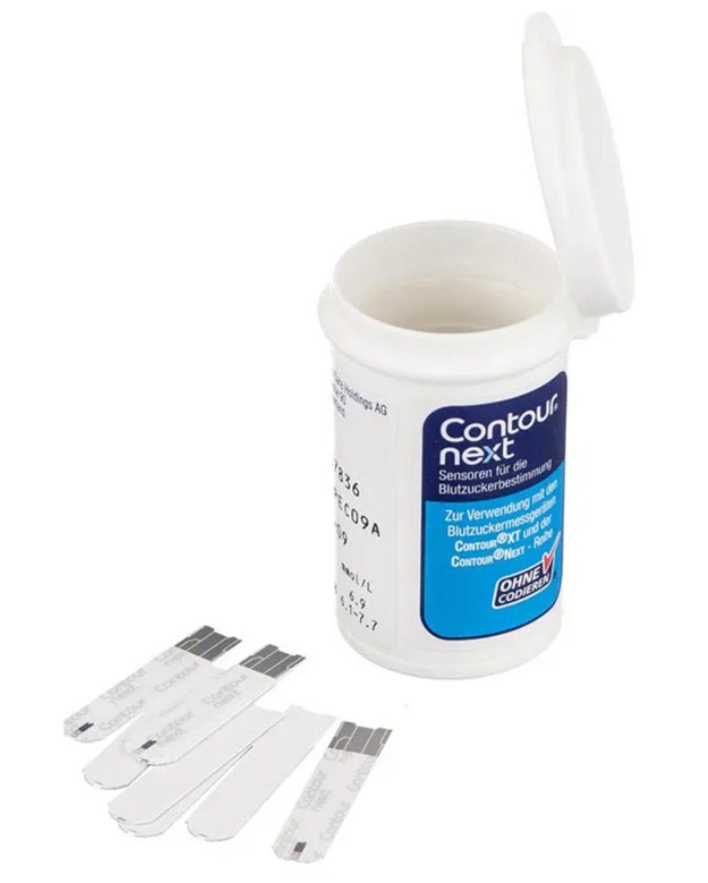 Ascensia Diabetes Care Blutzucker-Teststreifen Contour next XT Sensoren Blutzuckerteststreifen, Spar-Set, Diabetesüberwachung, 50-tlg., Blutzuckermanagement, Einfaches messen, Präzise Blutzuckermessung, Anwenderfreundlich, Automatische Codierung