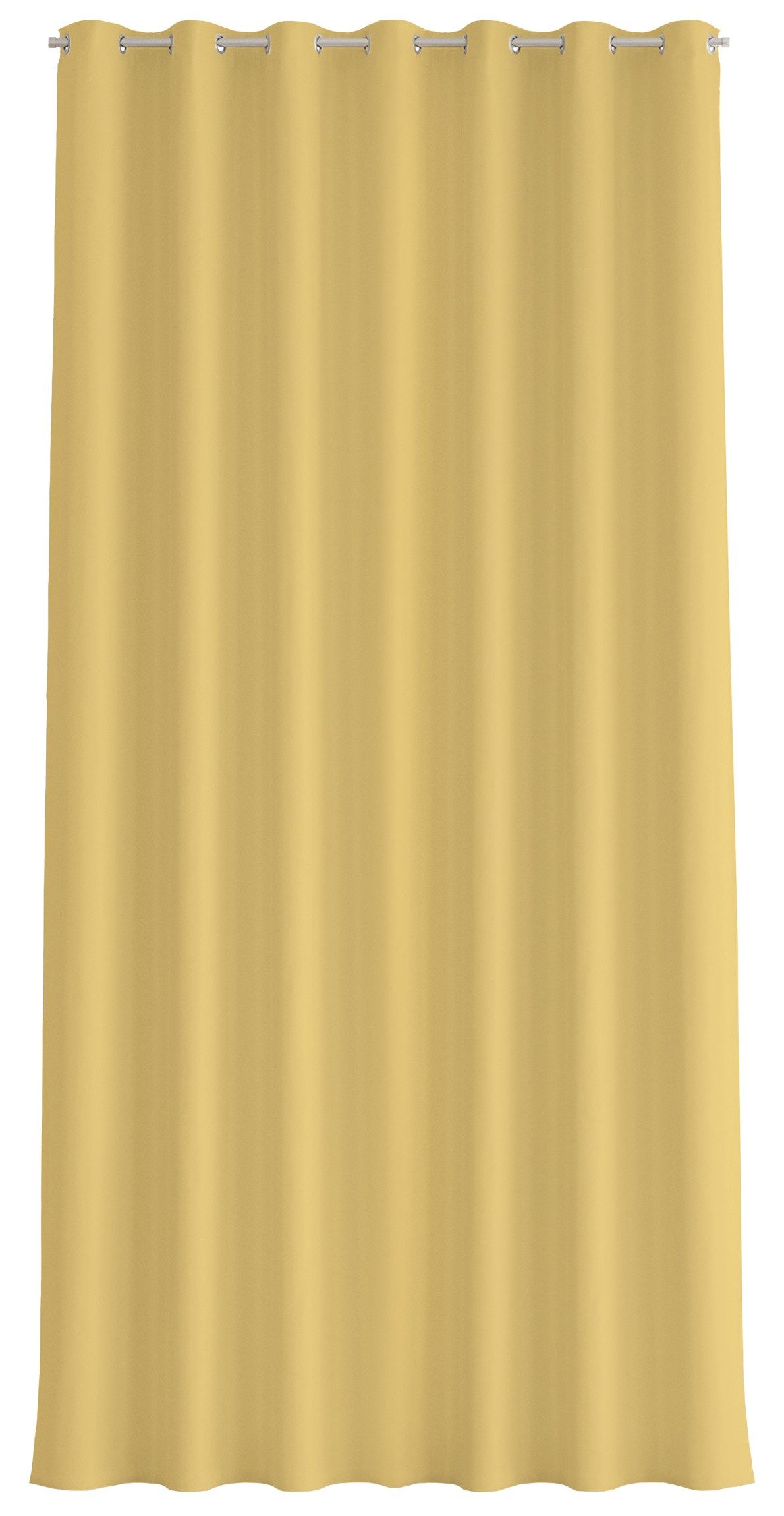 Bilderdepot24 Outdoorvorhang Wetterfest Gardinen Modern Einfarbig Honig (1 St), Ösen, blickdicht, Outdoor-geeigneter Vorhangstoff 370 g/m², Outdoor Vorhang Balkon Terrasse Verdunkelungs Vorhänge Sonnenschutz