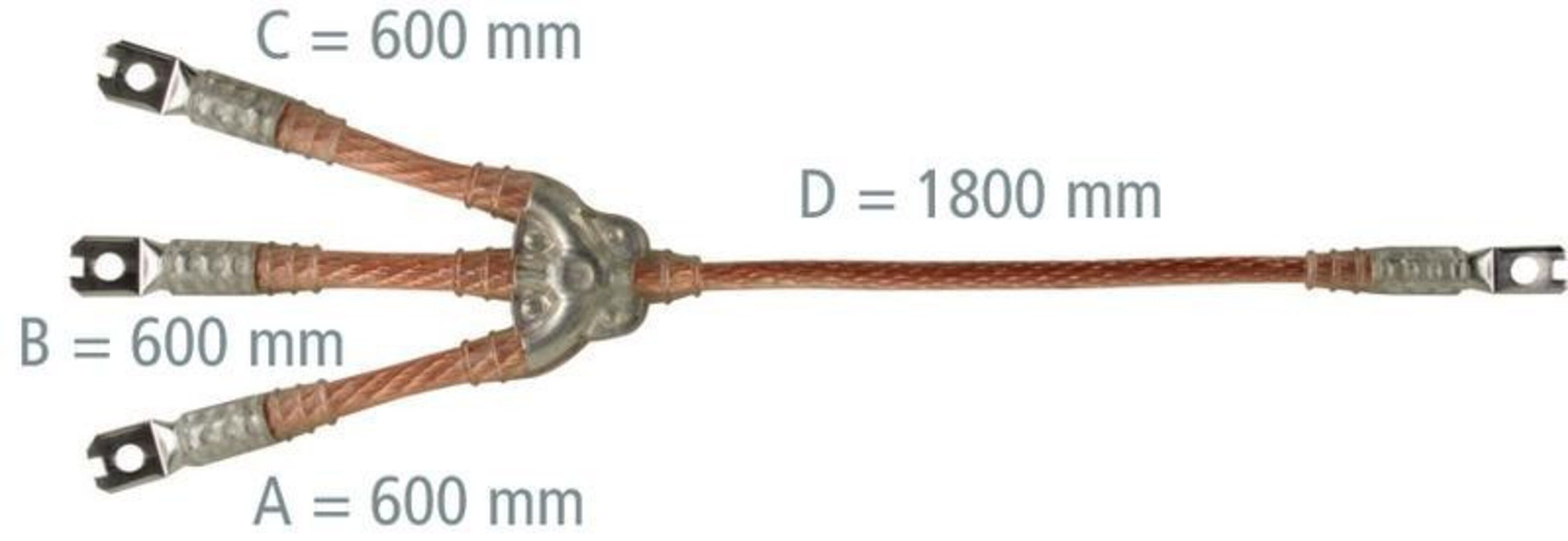 DEHN Stromstoßschalter DEHN Erdungs-u. Kurzschließseil EKV3+0 150 R V11E77B