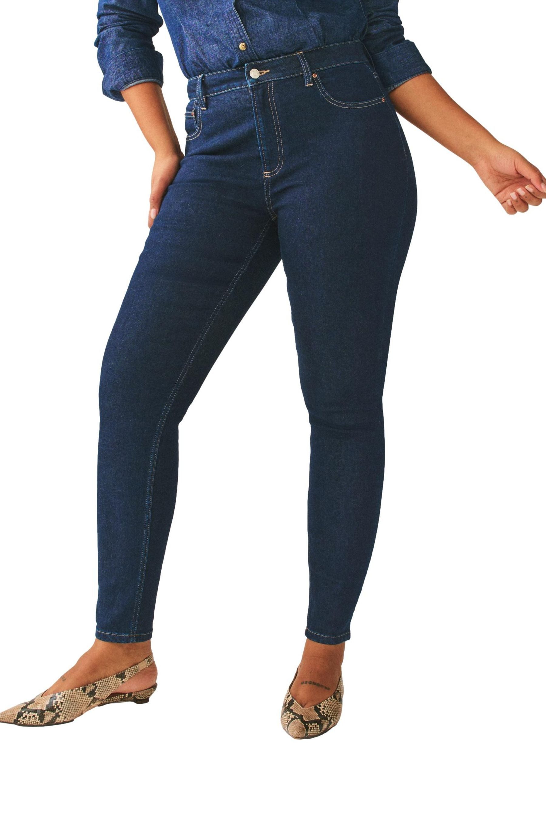 Next Skinny-fit-Jeans Skinny Fit Sanduhr-Jeans mit mittelhohem Bund (1-tlg)