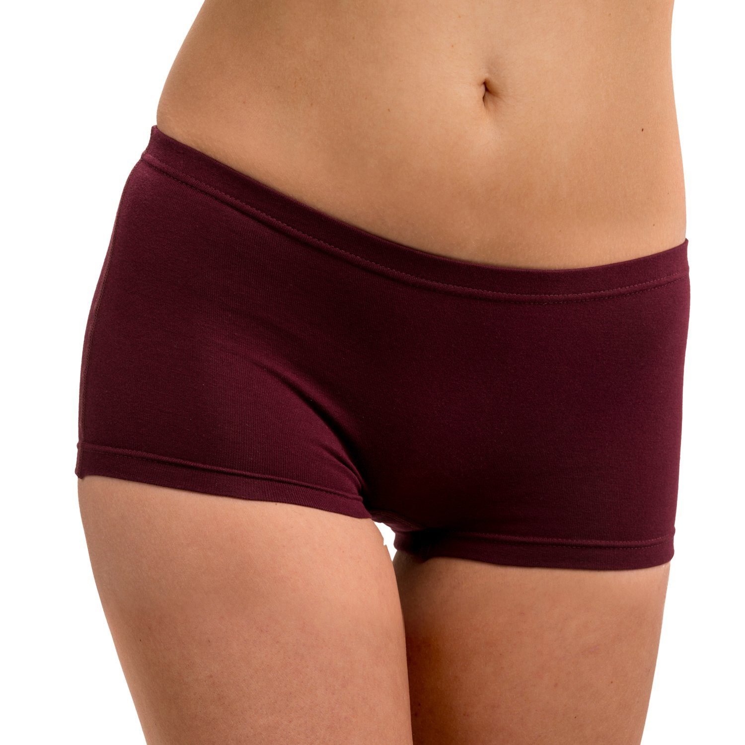HERMKO Panty 5700 Baumwolle/Elastan bequemer Umschlagbund, höher geschnitten