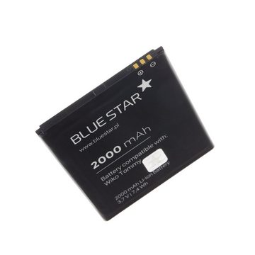 BlueStar Akku Ersatz kompatibel mit Wiko Tommy / Tommy 2 2000mAh Li-lon Austausch Batterie Accu Wiko 4901 Smartphone-Akku