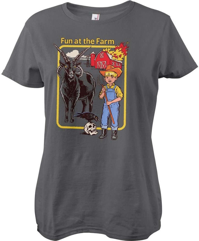 Steven Rhodes T-Shirt Fun At The Farm Girly Tee