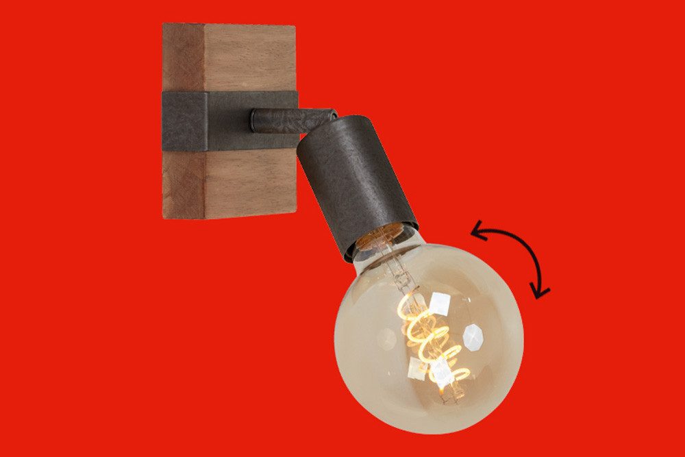 Briloner Leuchten LED Deckenspot WOOD BASIC