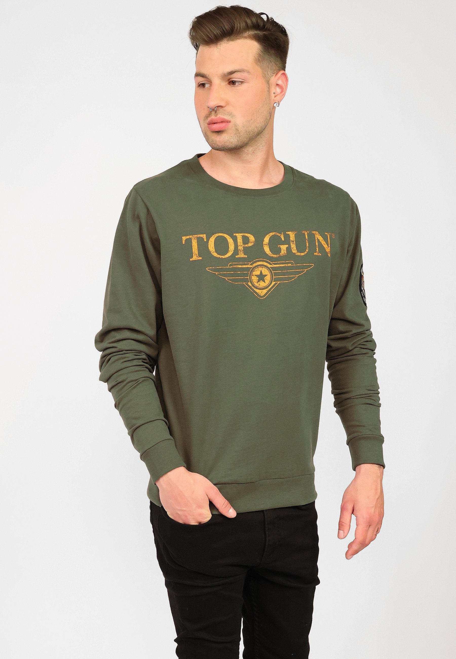 TOP olive Sweater TG20213005 GUN