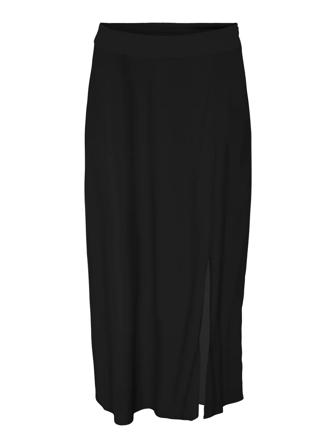 ONLY Sommerrock Maxi elastischer Bund Seitenschlitze High Waist ONLPIPER LI günstig online kaufen