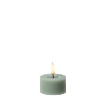 UYUNI Lighting LED-Kerze LED Mini Kerzenset Thea Uyuni Timer bis 400 Std D: 5cm grün 3er Set (3-tlg)