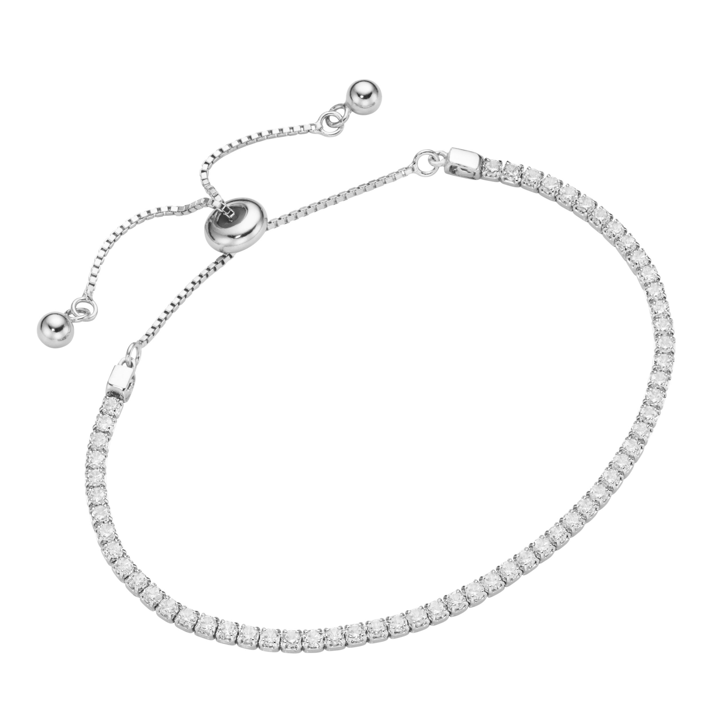 Smart Jewel Armband Tennisarmband, Silber 925