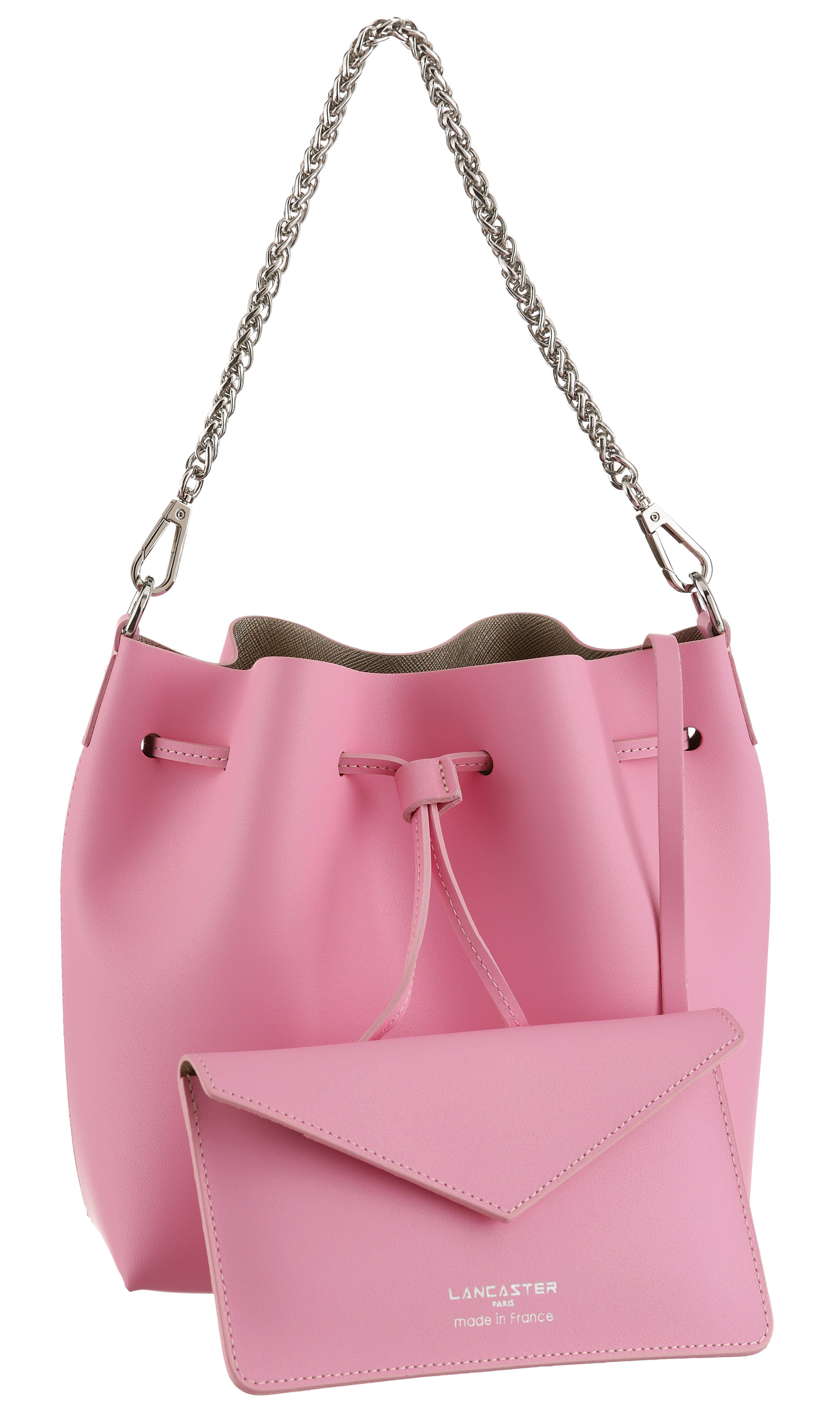 LANCASTER Beuteltasche Bucket bag Small Pur & Element City, mit herausnehmbarer Innentasche