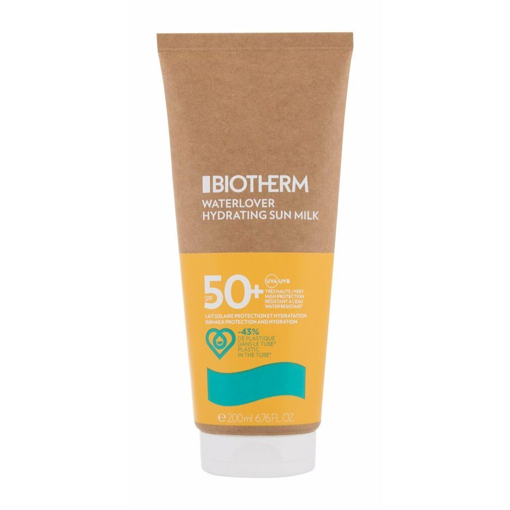 BIOTHERM Sonnenschutzcreme Waterlover Hydrating Sun Milk SPF 50 200ml