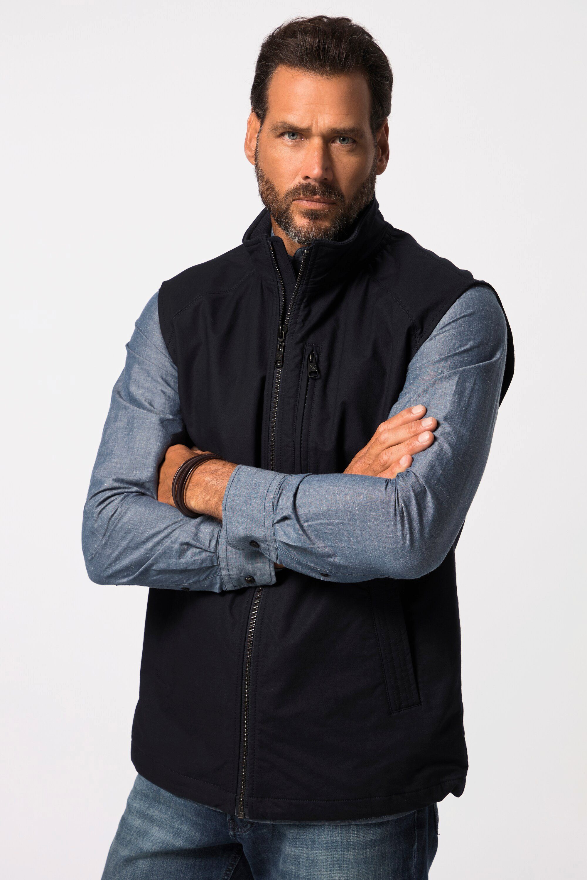 JP1880 Steppweste Weste FLEXNAMIC® Stehkragen