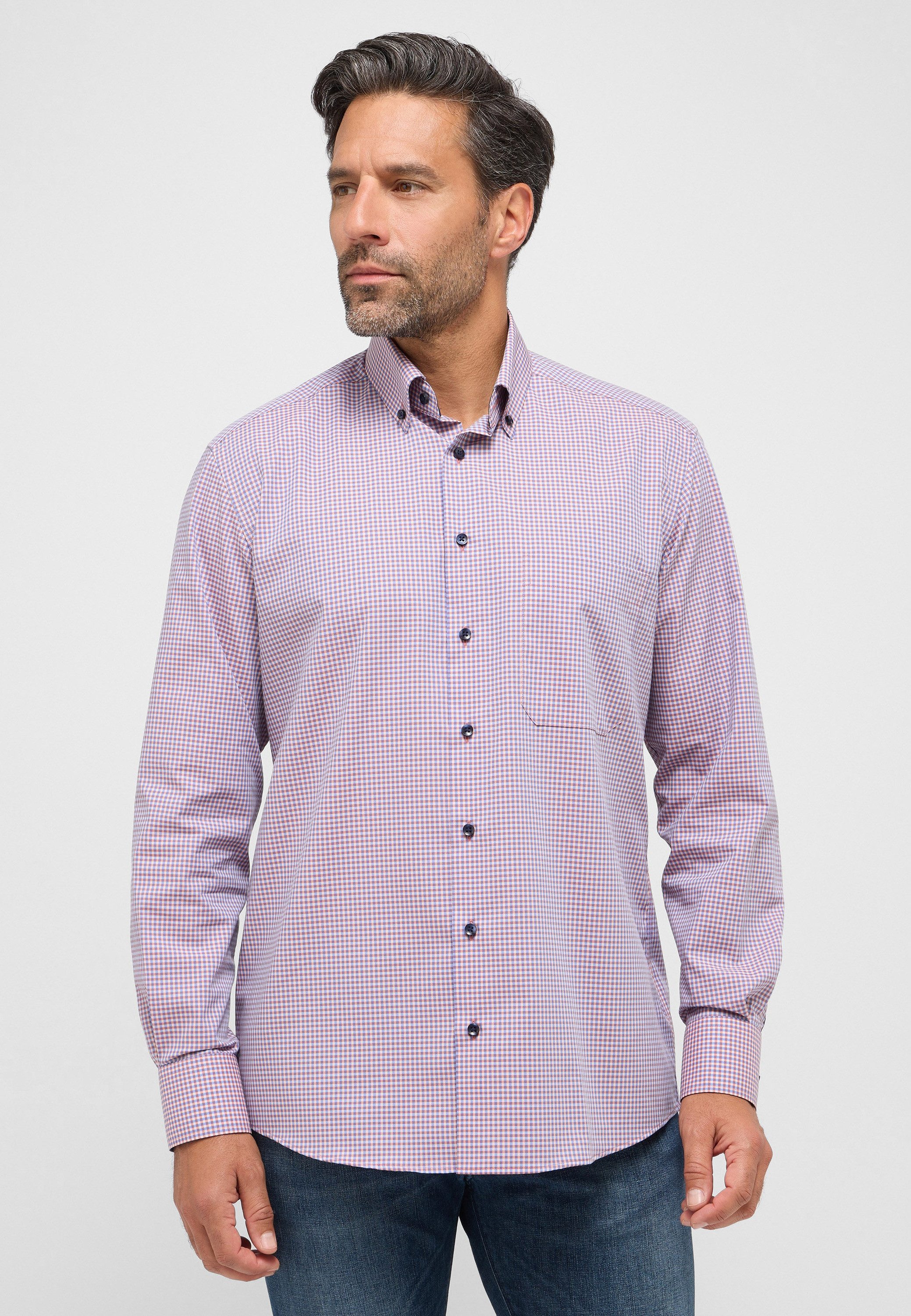 Eterna Langarmhemd COMFORT FIT NON IRON günstig online kaufen