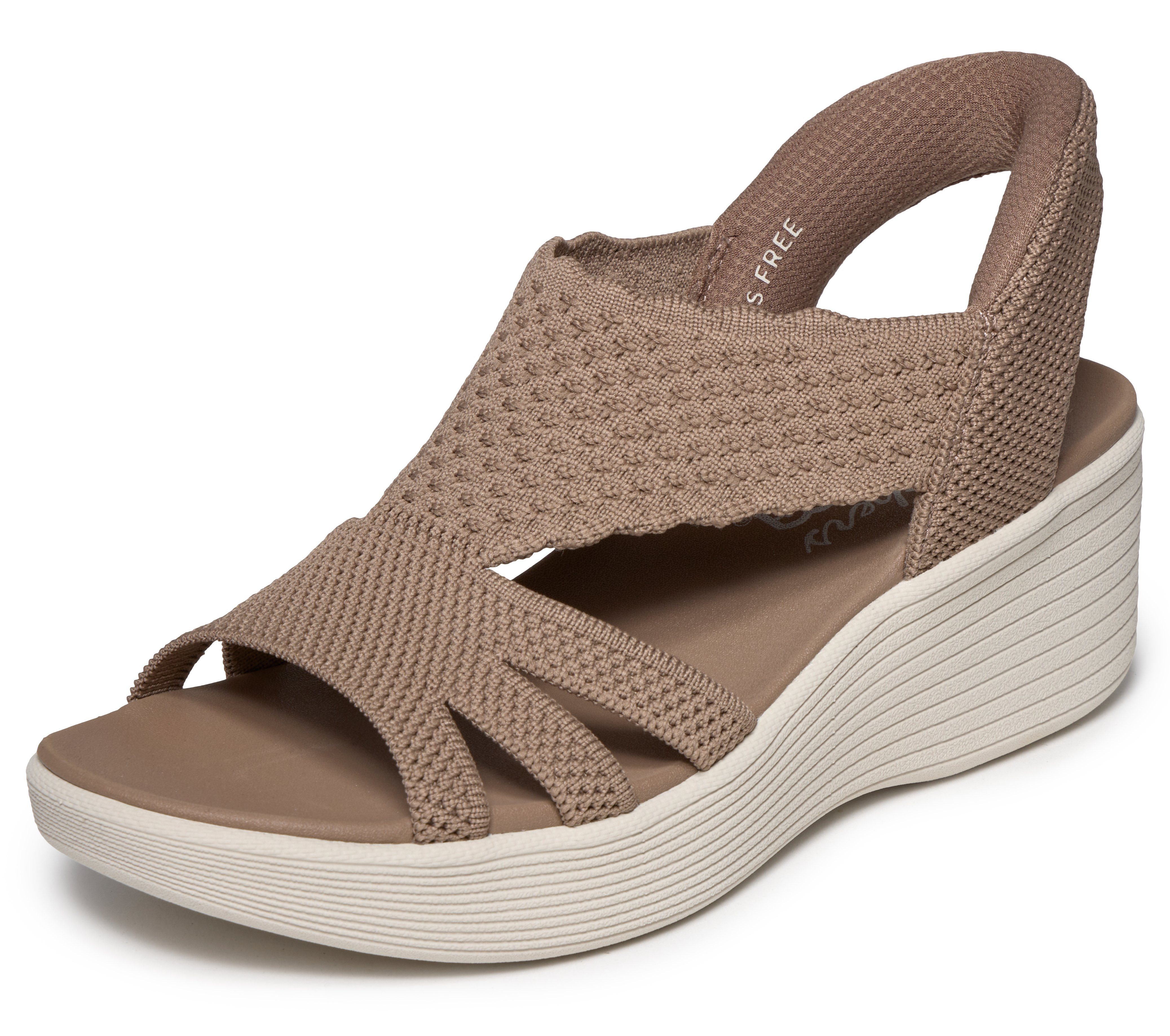 Skechers PARALLEL LITE-SUMMER INVITE Plateausandale Schlupfschuh, Sandalette, Sommerschuh mit softem Fersenriemen