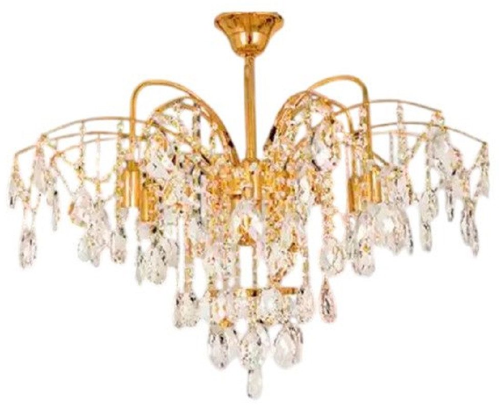 JVmoebel Kronleuchter Französisch Gold Wohnzimmer Leuchte luxuriös elegant, Made in Europa