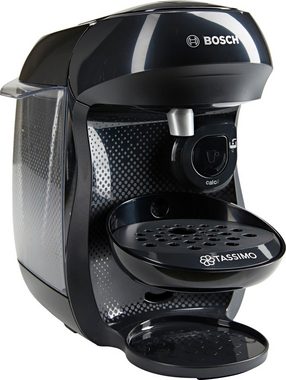 TASSIMO Kapselmaschine Happy TAS1002N, über 70 Getränke, platzsparend, vollautomatisch, geeignet für alle Tassen, Wassertank 0,7 L, schwarz