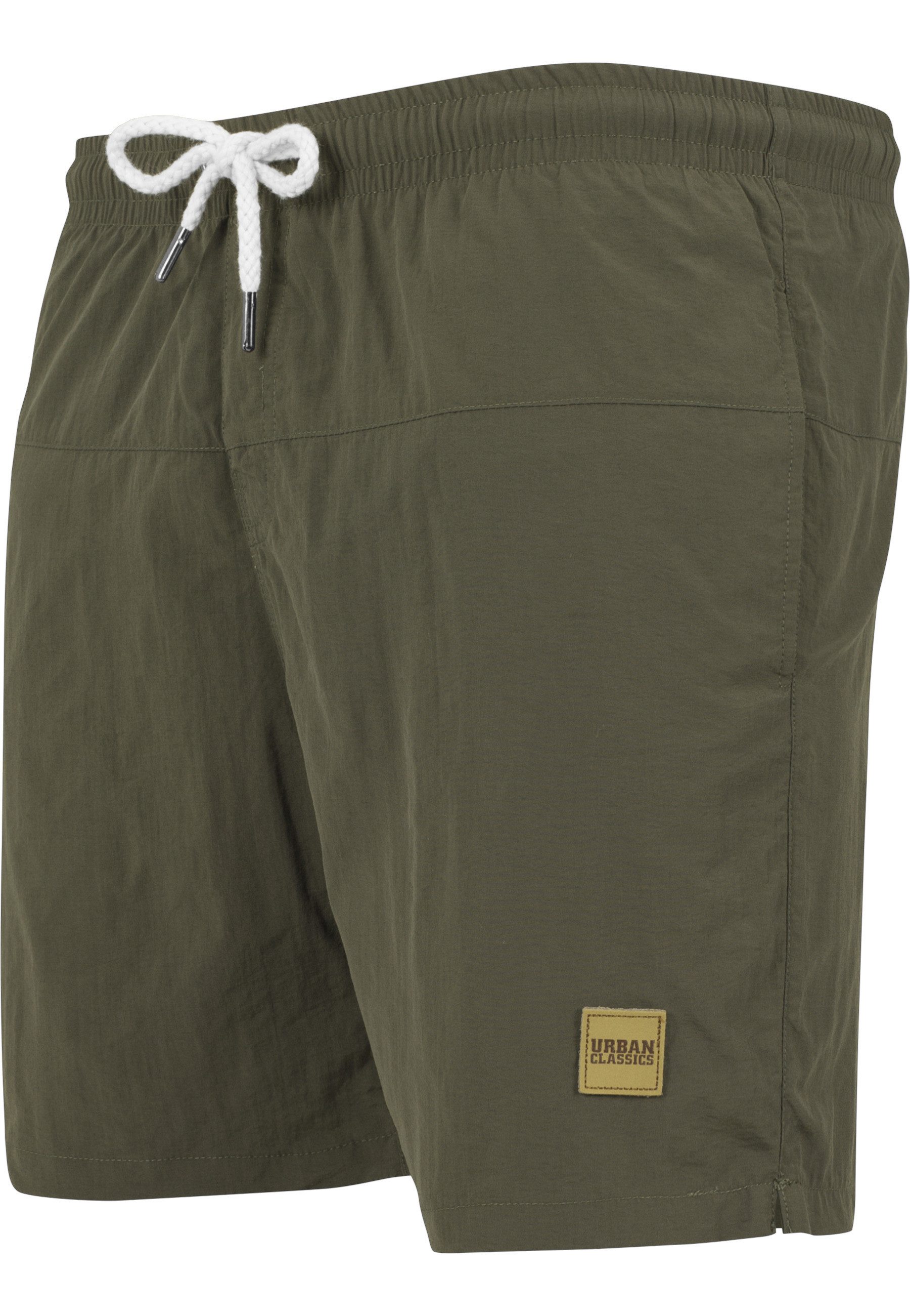 URBAN CLASSICS Badeshorts Urban Classics Herren Block Swim Shorts