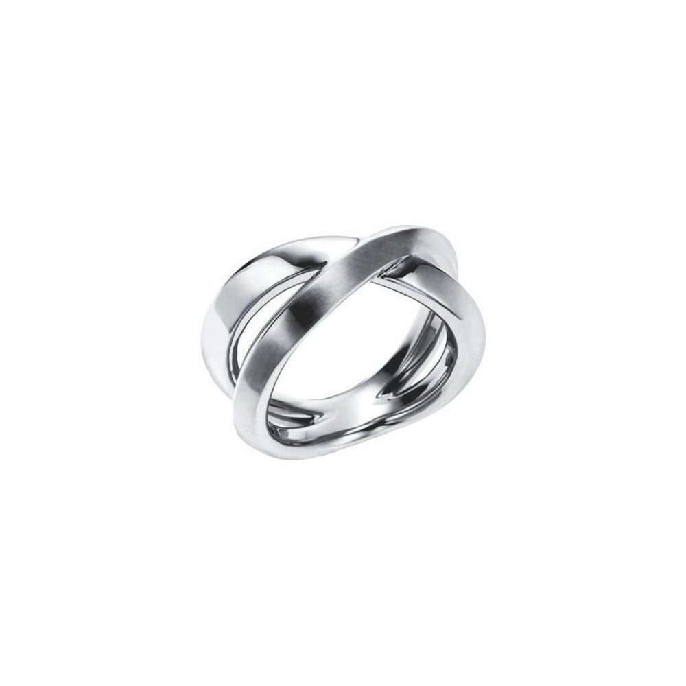 Fingerring DKNY 50 (15,9mm) Damen, Gr. Silber, Edelstahl, aus