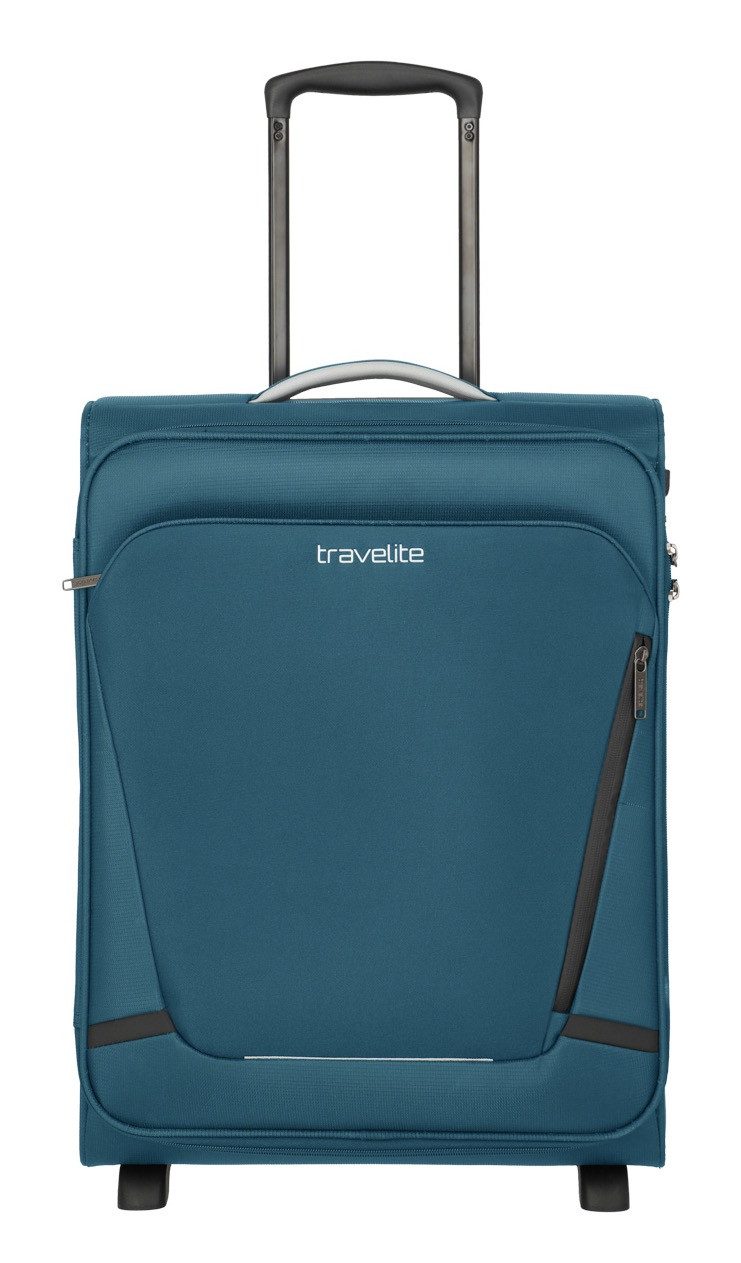 travelite Handgepäck-Trolley JETPACK Multi 2 Cabin, konzipiert für Condor & Ryanair, 4 Rollen, Weichgepäck-Koffer Handgepäck für die meisten gängigen Airlines