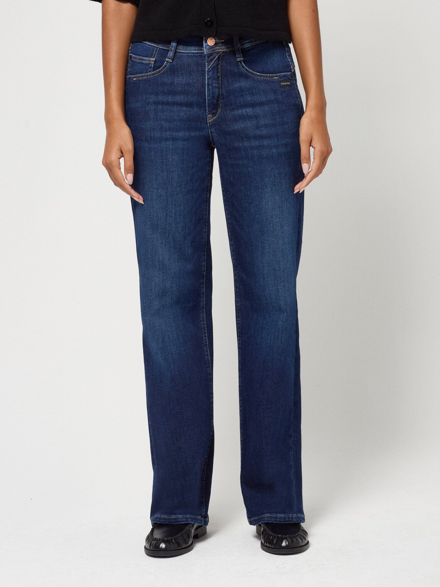 GANG 5-Pocket-Jeans 94AMELIE WIDE im 5-Pocket-Style