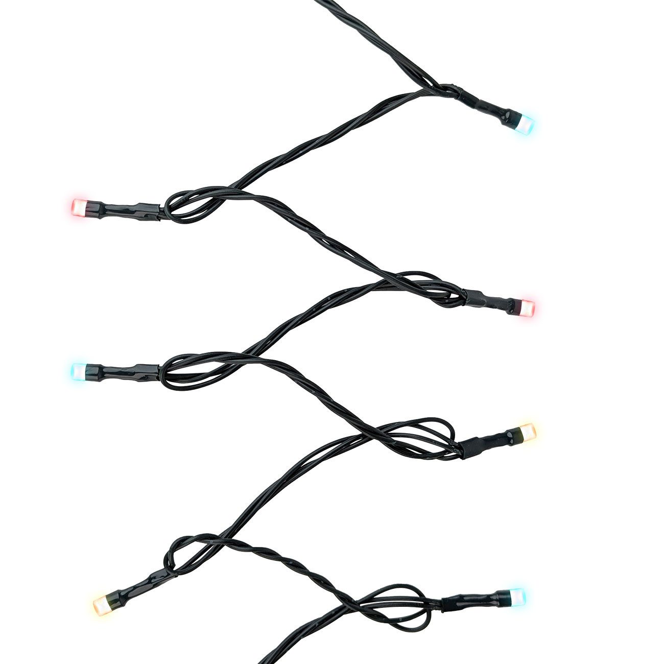 Home & styling collection LED-Lichterkette RGBW Lichterkette 9,6m: 96 LEDs, dimmbar, RGB & Fernbedienung, Farbwechsel mit Fernbedienung