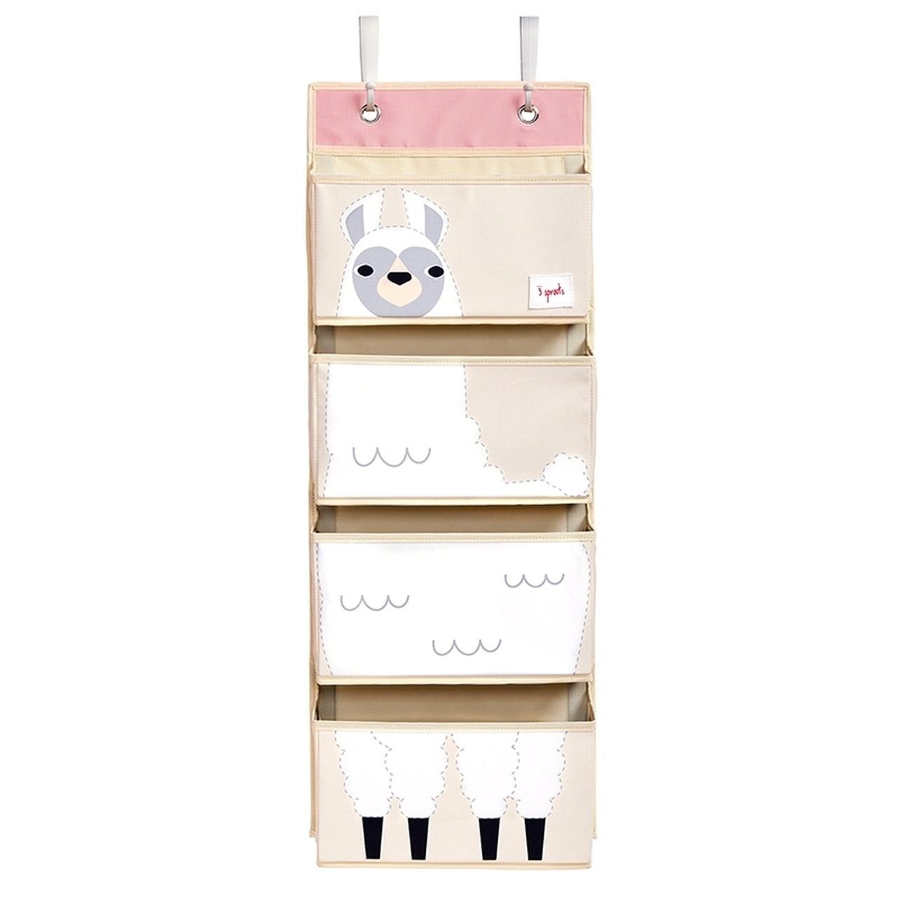 3 Sprouts Organizer Aufbewahrungsorganizer für Türe oder Wand 94 x 33 x 11 cm Tiermotiv