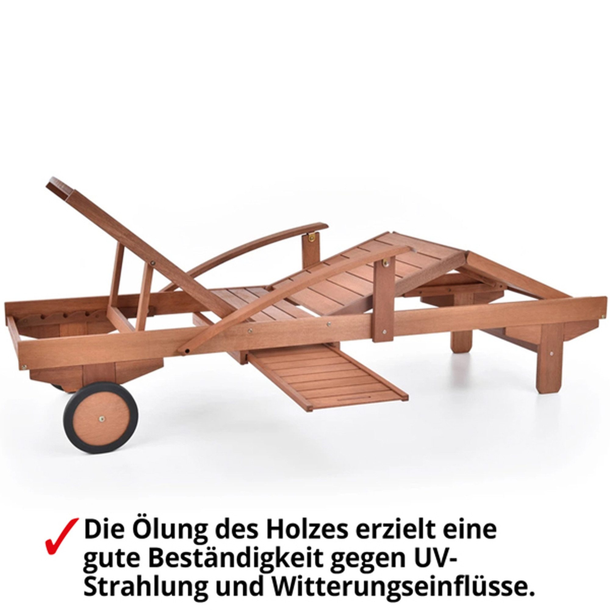 Hecht Gartenliege ERA Lounger, Meranti Holz, günstig online kaufen