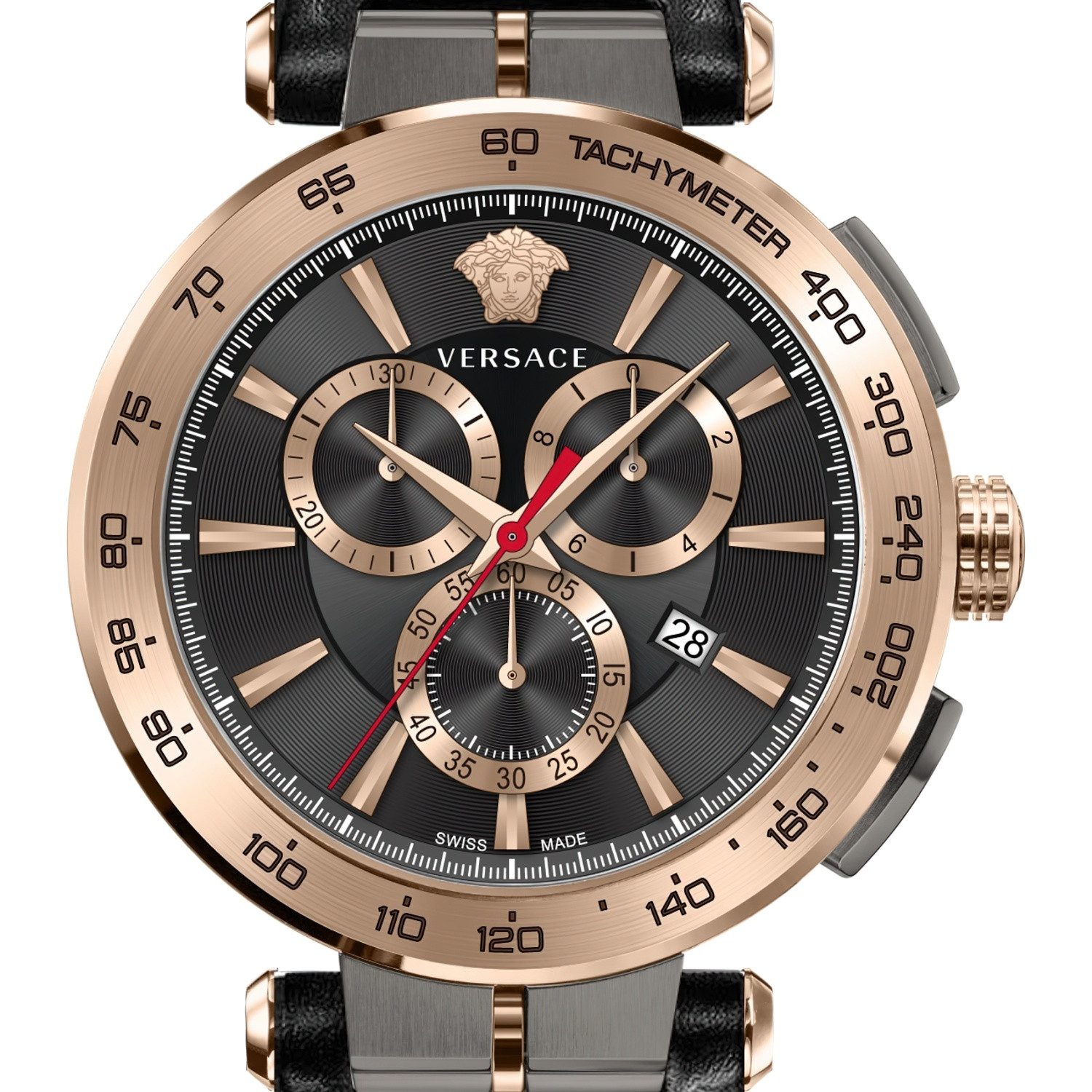 Versace Schweizer Uhr Aion Chrono VE6CA0323, Mit Echtheitskarte und CLG Sicherheitsnummer