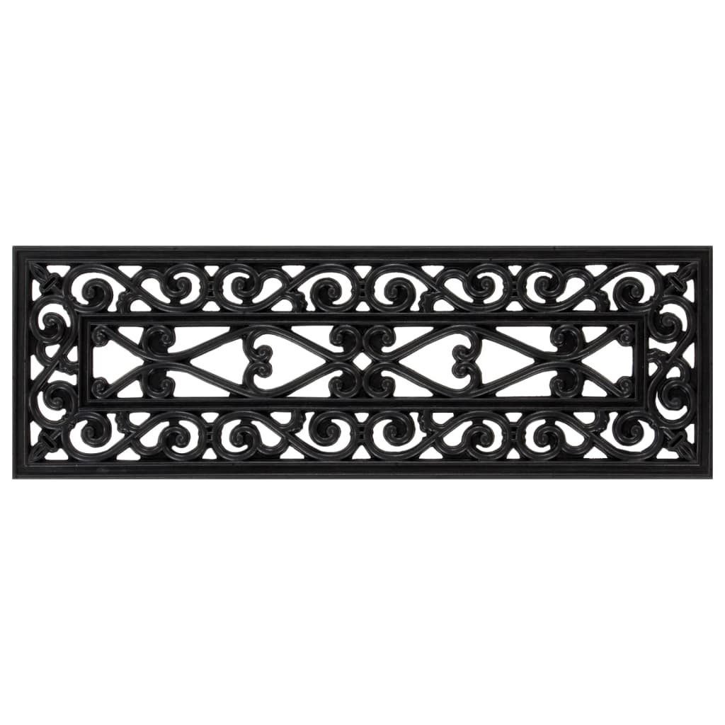 vidaXL Stufenmatte Stufenmatten 5 Stk. 25x75 cm Gummi, Rechteckig, Höhe: 0. günstig online kaufen
