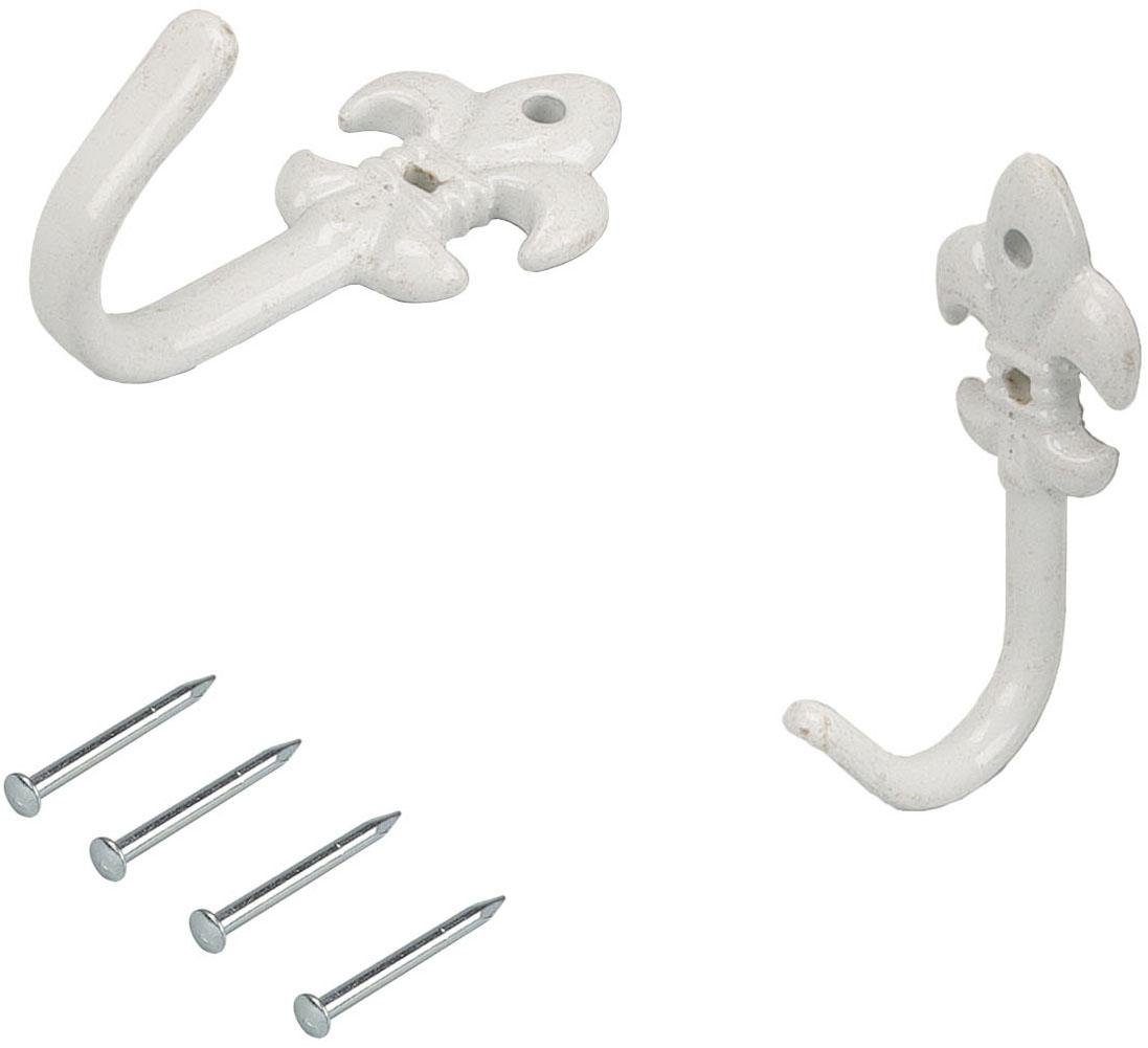 Liedeco Raffhaken Lilie, Gardinen, (Set, 2-tlg), für Seitenschals, Gardinen günstig online kaufen