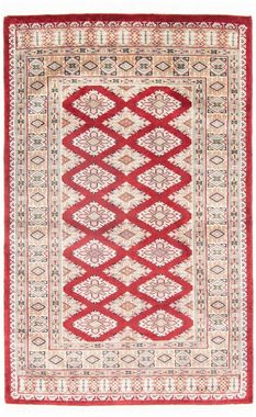 Teppich Buchara Teppich handgeknüpft rot, morgenland, rechteckig, Höhe: 8 mm