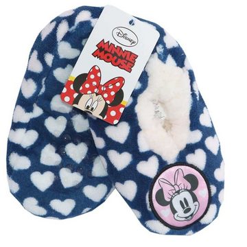 Disney Minnie Mouse Mädchen Hausschuhe Puschen warm + weich Gr.25/26 27/28 29/30 31/32 Plüsch Hausschuhe