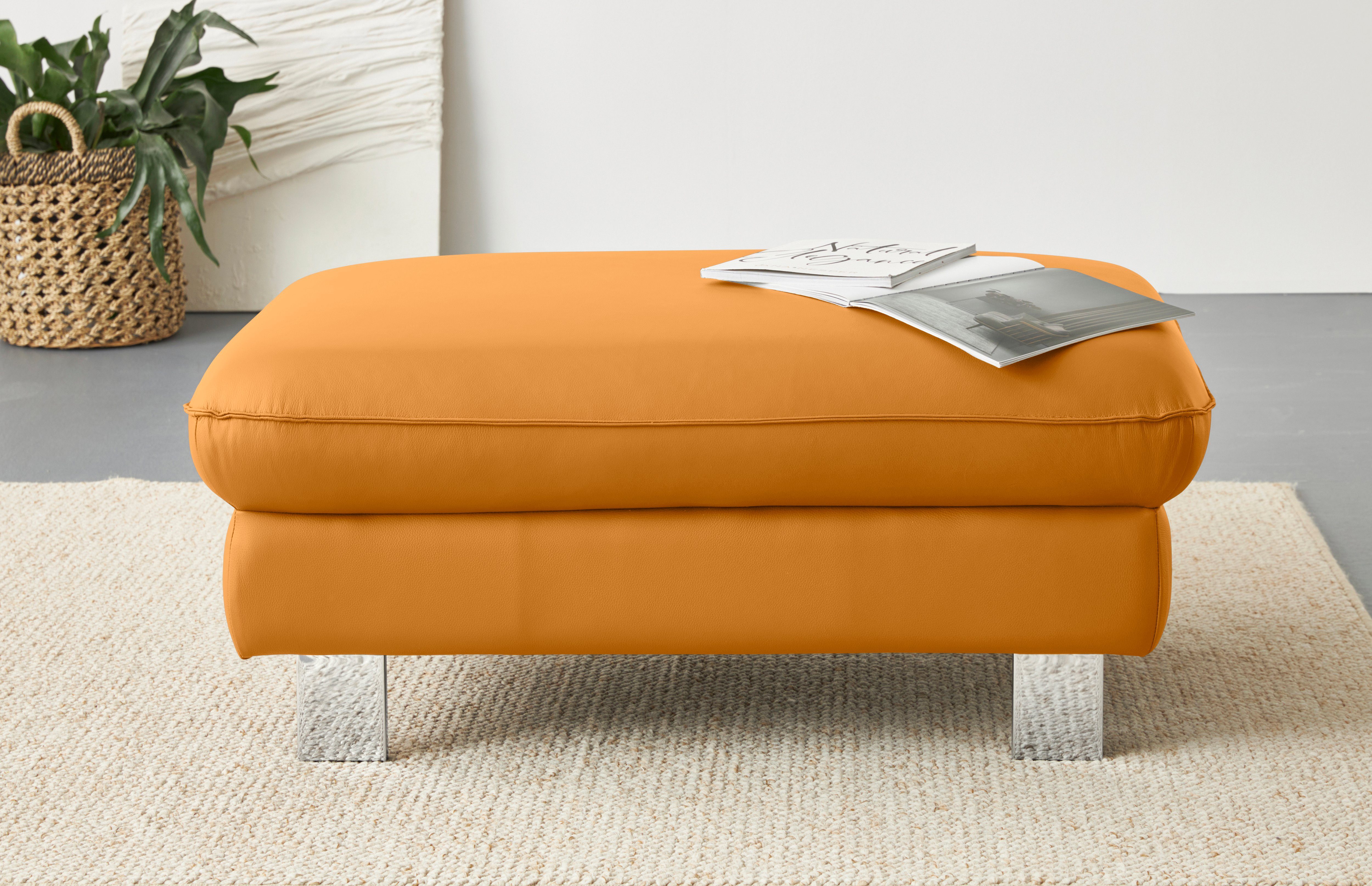 COTTA Hocker Driver, mit edlen Metallfüßen