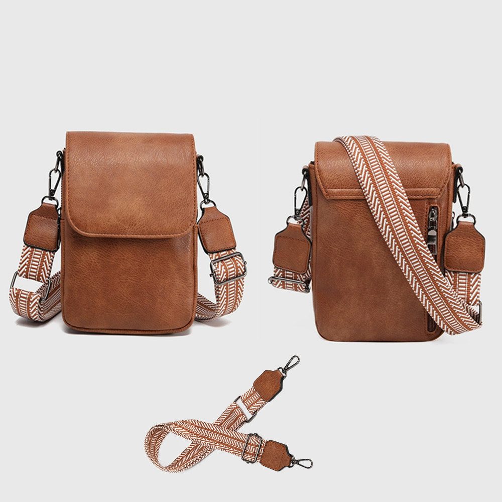 Oemmn Umhängetasche Schultertasche Damen Handtasche,RFID-blockierende Schultertasche, mit Geldbörse,verstellbarer breiter Träger,abnehmbarer Schulterriemen – Bild 3 von 4