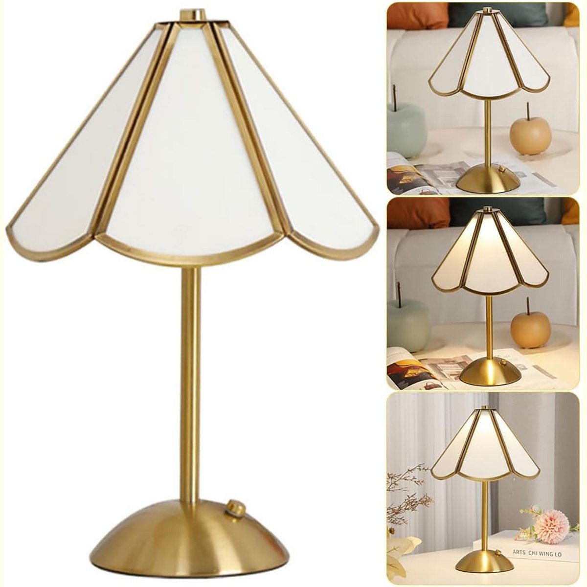 götäzer Nachttischlampe Nachttischlampe für Schlafzimmer, Dekorative Nachttischlampe, dekorative Tischlampe