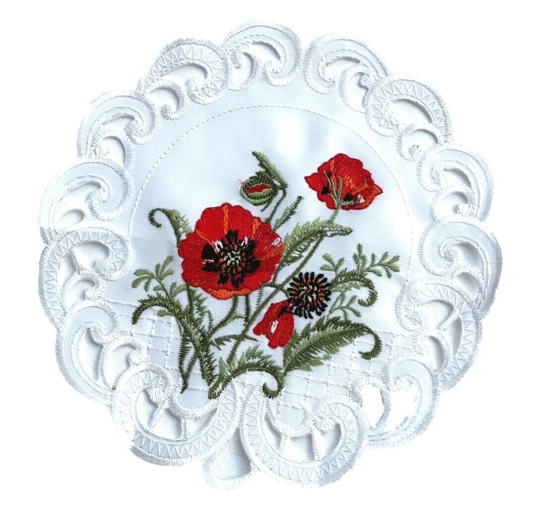 Westernlifestyle Tischdecke Roter Klatschmohn Tischläufer Mitteldecke günstig online kaufen