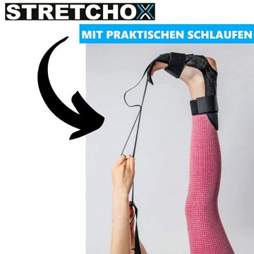 MAVURA Stretchband STRETCHOX Premium Stretch Band Yoga Fitness Bein Fuß Dehnung Gurt, Stretching Belt Bänderdehnung Beintraining