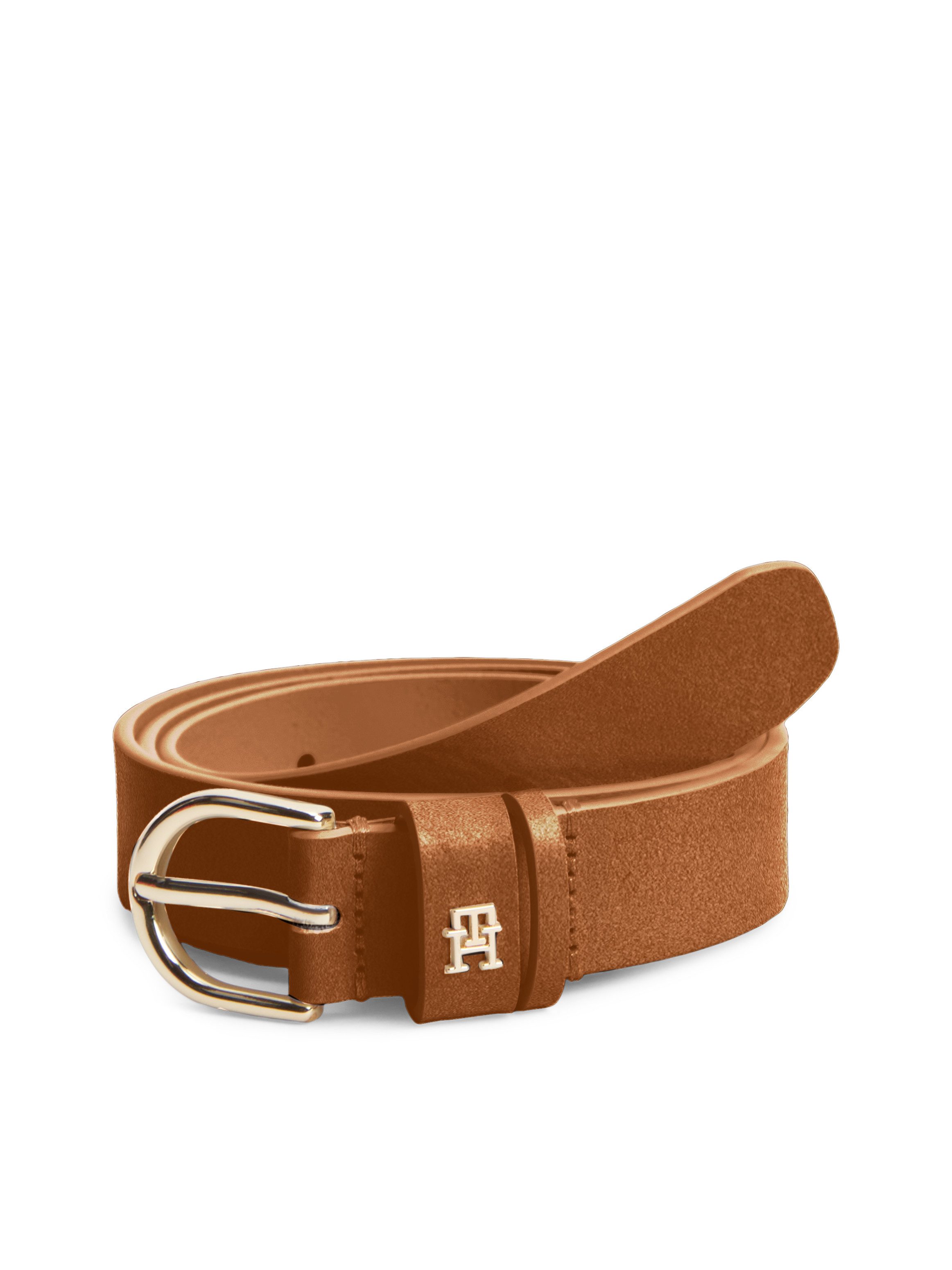 Tommy Hilfiger Ledergürtel ESSENTIAL EFFORTLESS SUEDE Regular fit und größenverstellbar