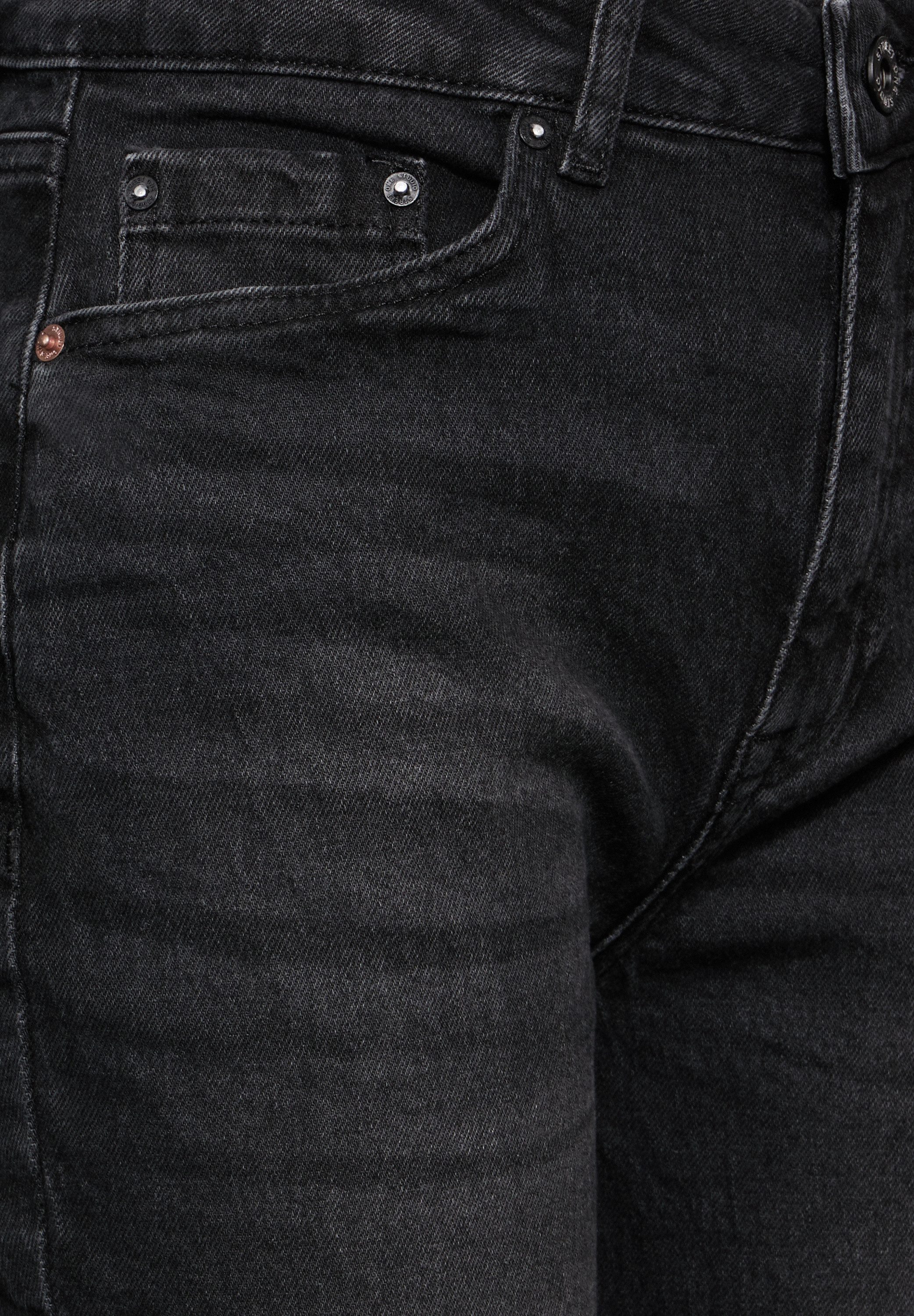 STREET ONE STUDIO Tapered-fit-Jeans High Waist