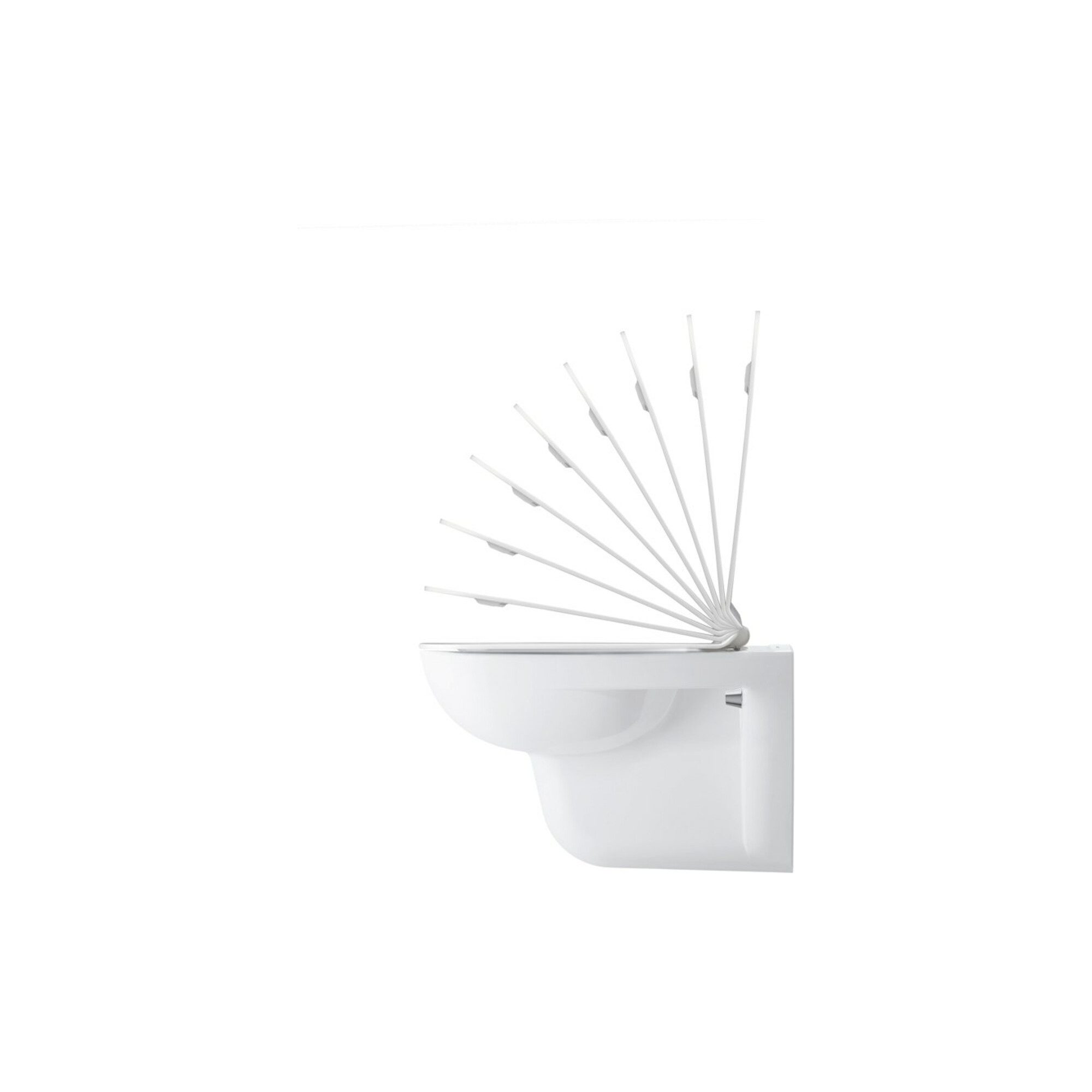 Duravit WC-Sitz Duravit WC-Sitz D-Code m Absenkaut., Scharn. Kunststoff, weiß