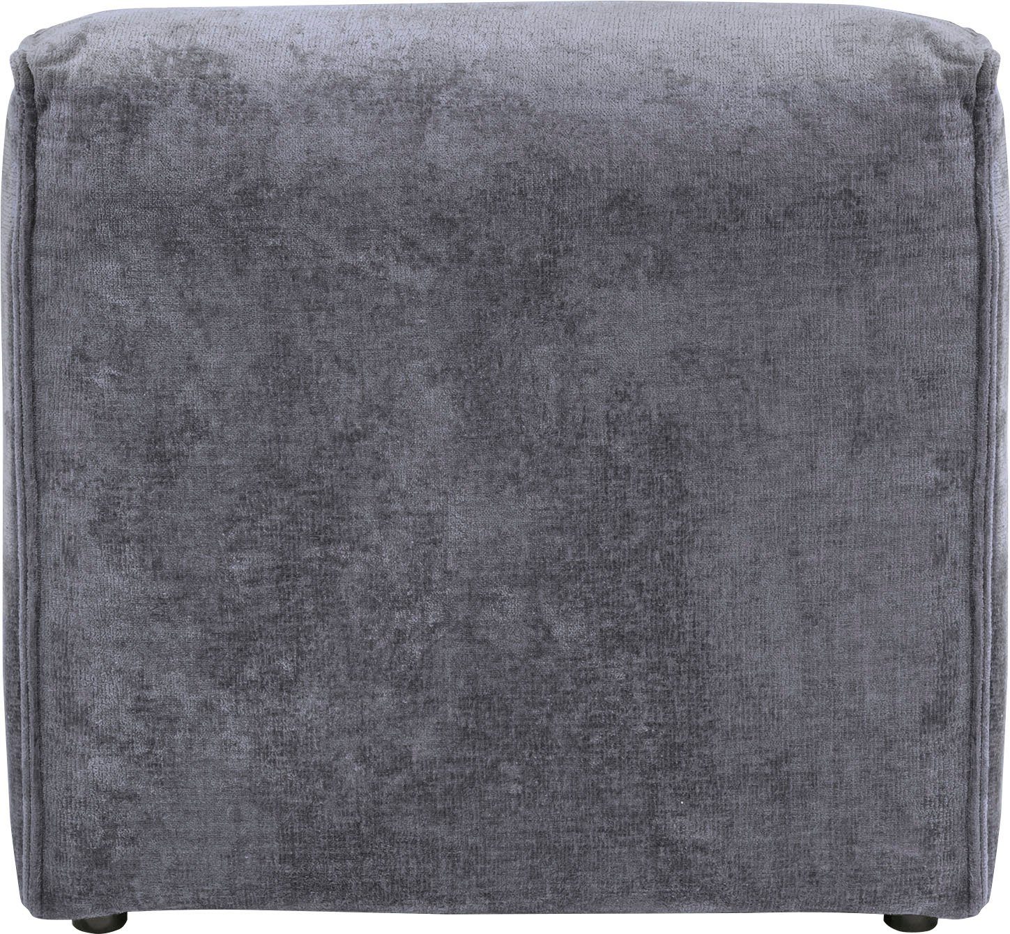 RAUM.ID Sofa-Mittelelement dunkelgrau Monolid separat als verwendbar, Zusammenstellung St), oder individuelle (1 für Modul