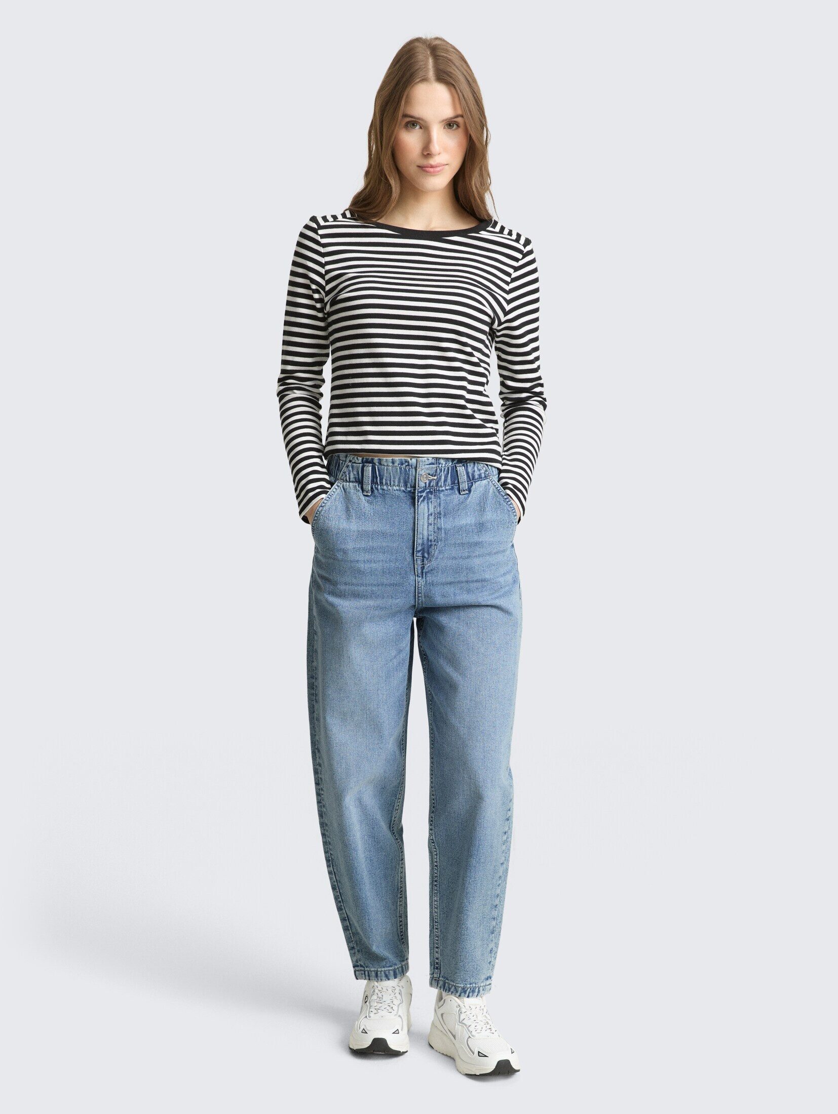 TOM TAILOR Denim Weite Jeans Jeanshosen TTADEA BARREL Jeans günstig online kaufen