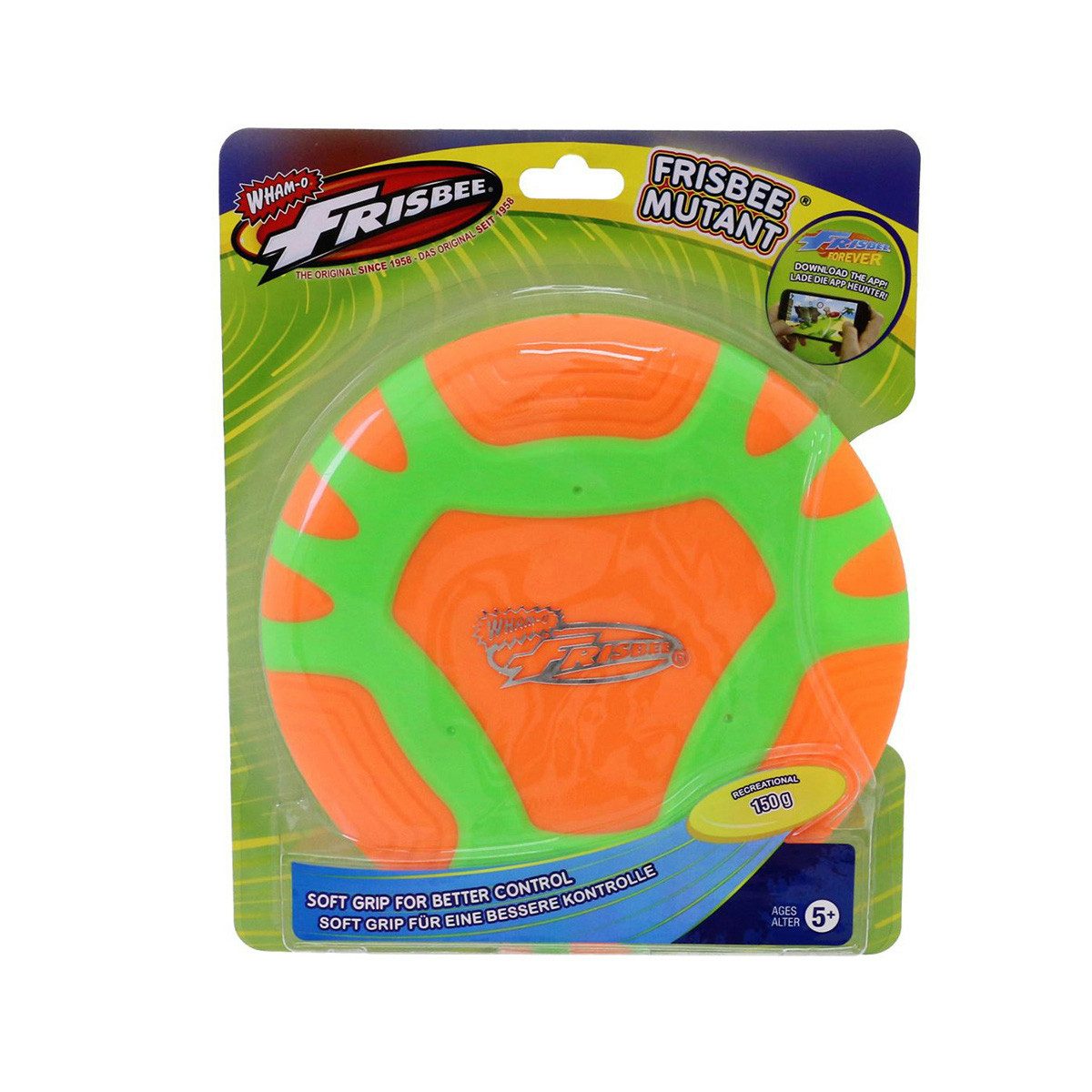 Sunflex Wurfscheibe Wham-O Frisbee Mutant (orange/grün, 150g)